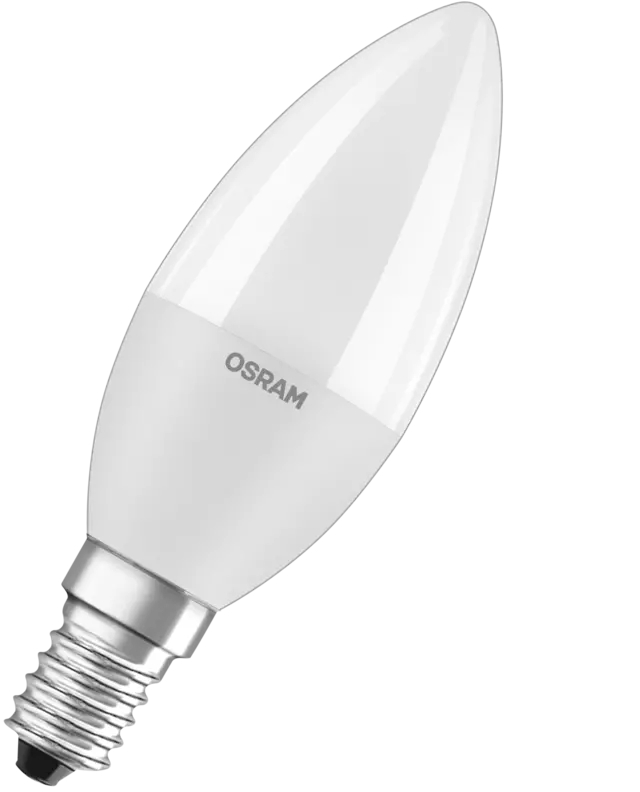 Osram Led Value Cl B Fr 60 7W/827 E14 - Osram LED žárovka E14 CL B FR 7W 60W teplá bílá 2700K , svíčka