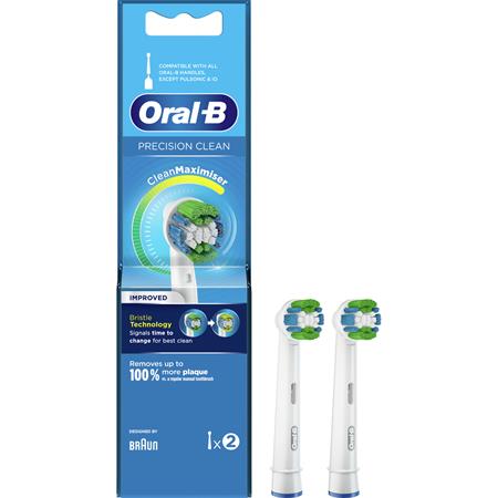 Levně Oral-b Eb 20-2 Precision clean náhradní hlavice s Technologií Cleanmaximiser, 2 ks