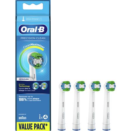 Levně Oral-b Eb 20-4 Precision clean náhradní hlavice s Technologií Cleanmaximiser, 4 ks