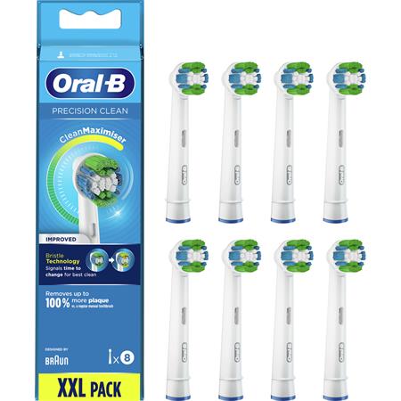 Levně Oral-b Eb 20-8 Precision clean náhradní hlavice s Technologií Cleanmaximiser, 8 ks