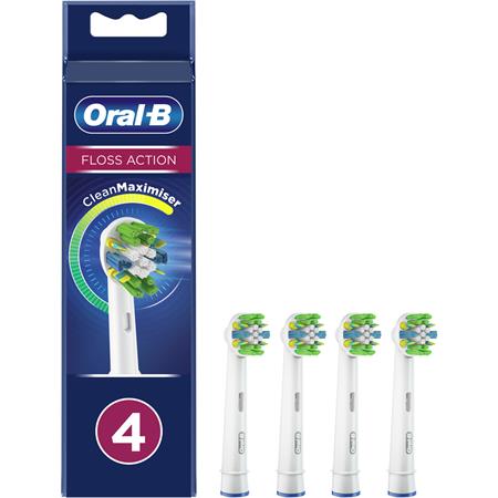 Levně Oral-b Eb 25-4 Floss Action náhradní hlavice s Technologií Cleanmaximiser, 4 ks
