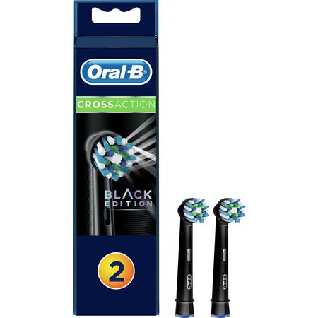 Levně Oral-b Eb 50-2 Crossaction Black náhradní hlavice s Technologií Cleanmaximiser, 2 ks