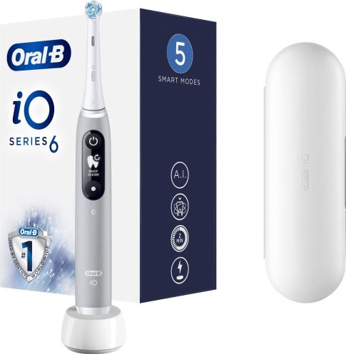 Levně Oral-b elektrický zubní kartáček iO6 Series Grey Opal