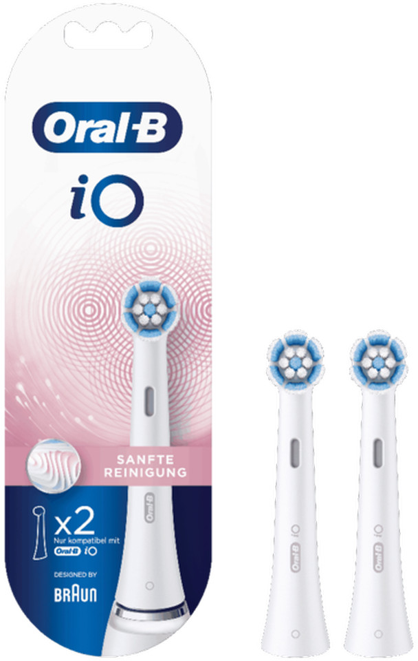 Levně Oral-b elektrický zubní kartáček iO Gentle Care White náhradní hlavice 2 ks