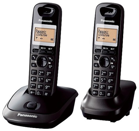 Panasonic Kx-tg2512fxt (černý) Twinpack