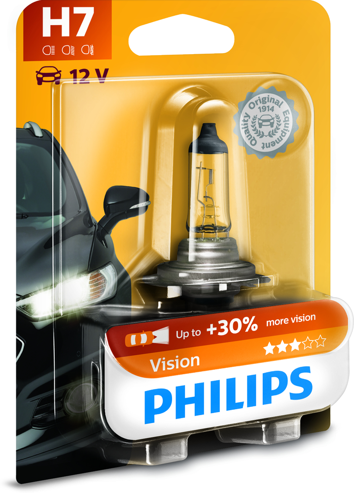 Levně Philips žárovka H7 Vision 1 ks blister