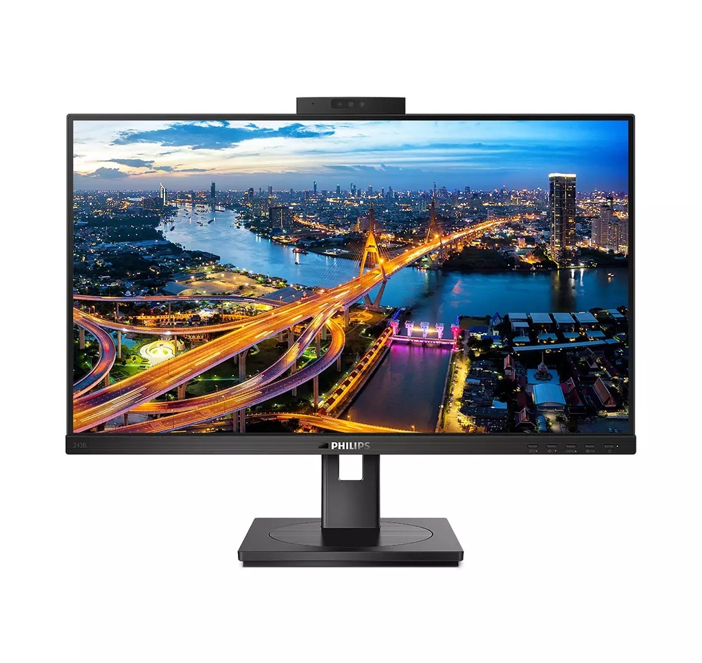 Philips Lcd monitor 243B1jh/00 23.8" Ips Led 1920x1080 50 000 000:1 4ms 250cd Dp Hdmi Usb-c (85W) pivot repro černý