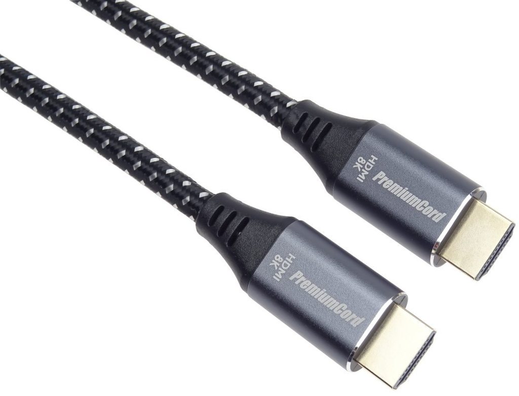 PremiumCord Ultra HDMI 2.1 kabel 8K 1m