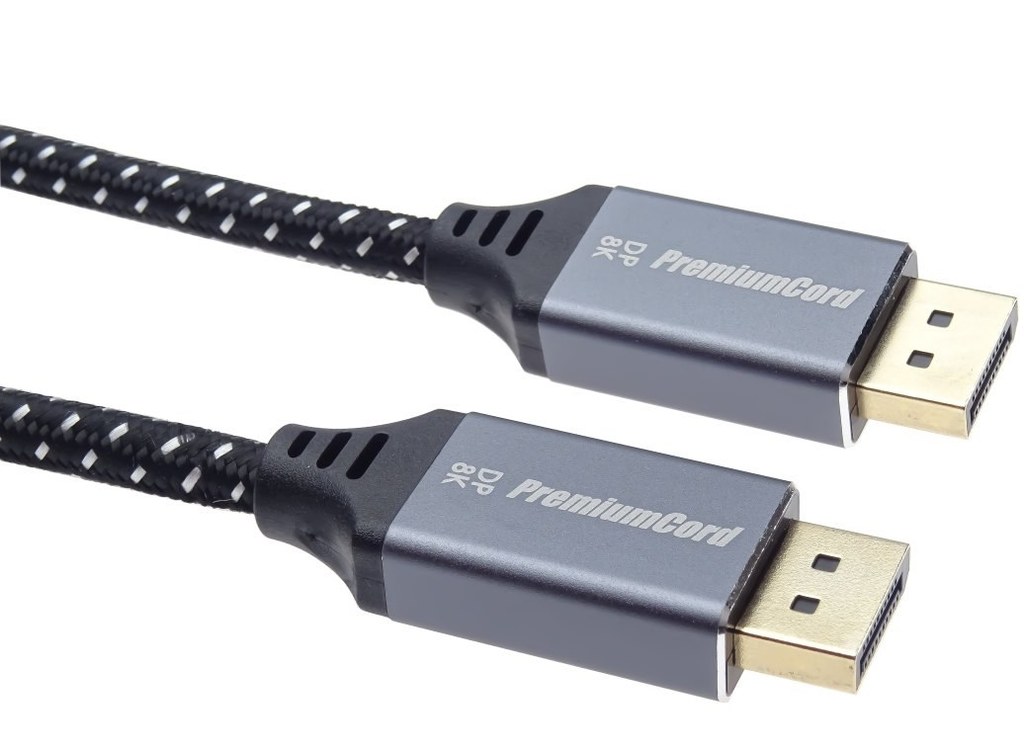 Levně Premiumcord Displayport 1.4 kabel 0,5m