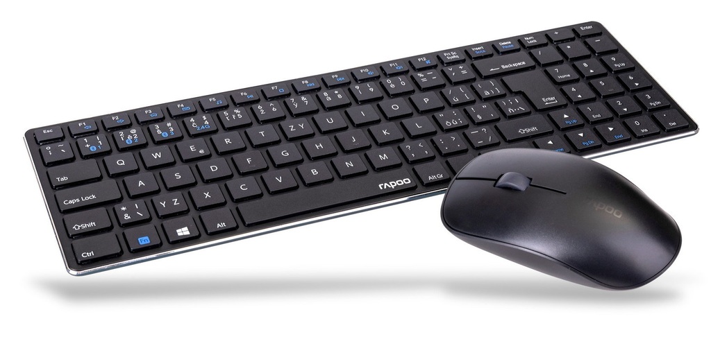 Rapoo 9300M set klávesnice a myši černý + DOPRAVA ZDARMA