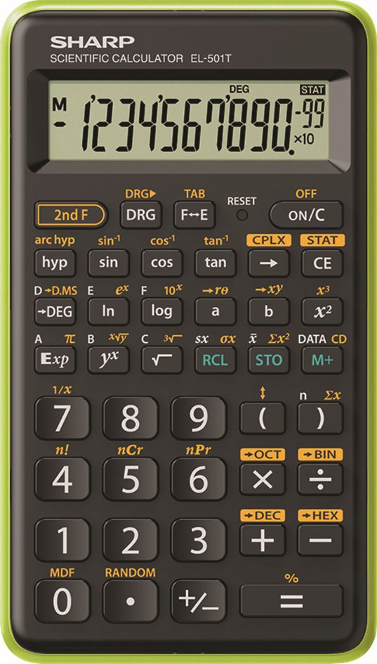 Levně Sharp kalkulačka El-501tbgr (SH-EL501TBGR)