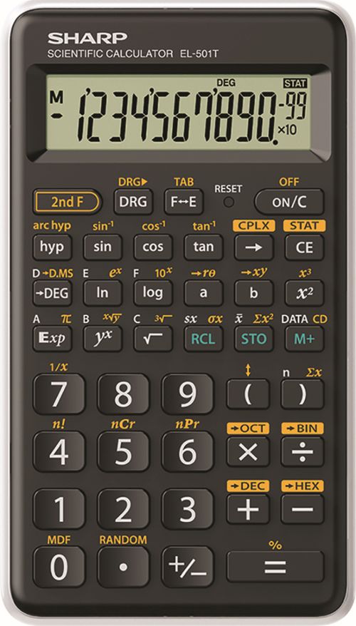 Levně Sharp kalkulačka kalkulačka - El-501t - bílá