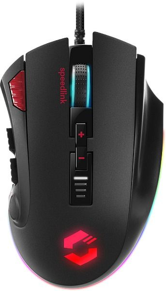 Speedlink myš Tarios Rgb herní myš, černá