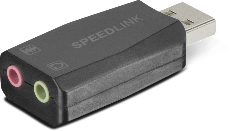 Speedlink VIGO USB Sound Card, black