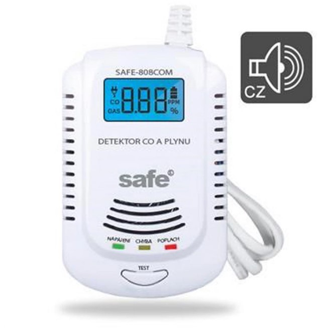 Levně Safe 808 Com detektor Co a výbušných plynů