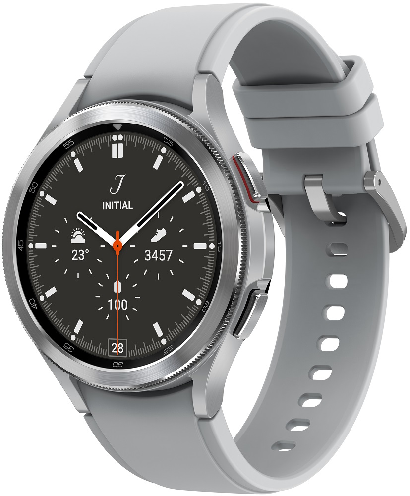 Levně Samsung Galaxy chytré hodinky Watch4 Classic (46mm) Bt Silver