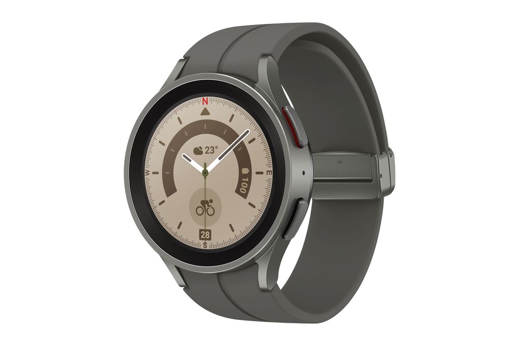 Levně Samsung chytré hodinky Watch5 Pro (45mm) Šedá