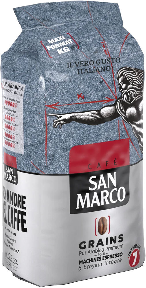 Levně San Marco Pur Arabica Premium 1 kg zrno