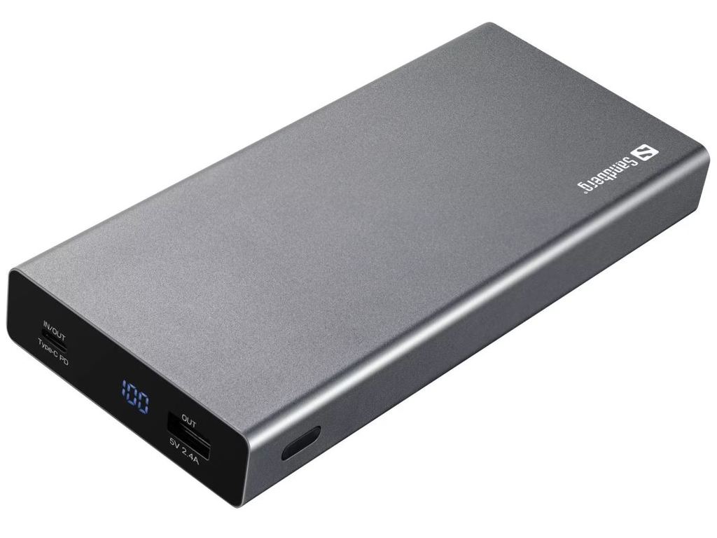 Sandberg Powerbank USB-C 100W, 20000mAh