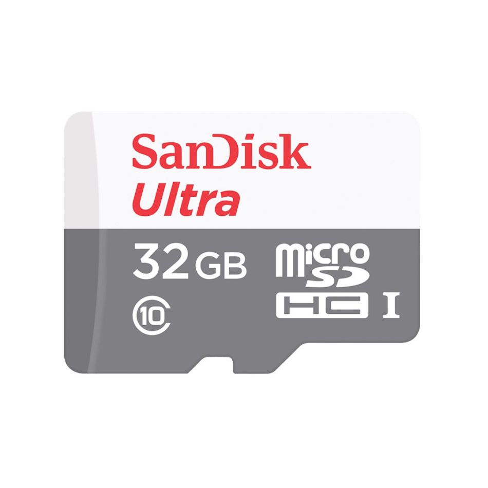 Levně Sandisk paměťová karta Ultra - Paměťová karta flash (adaptér microSDHC - Sd zahrnuto) - 32 Gb - Class 10 - microSDH