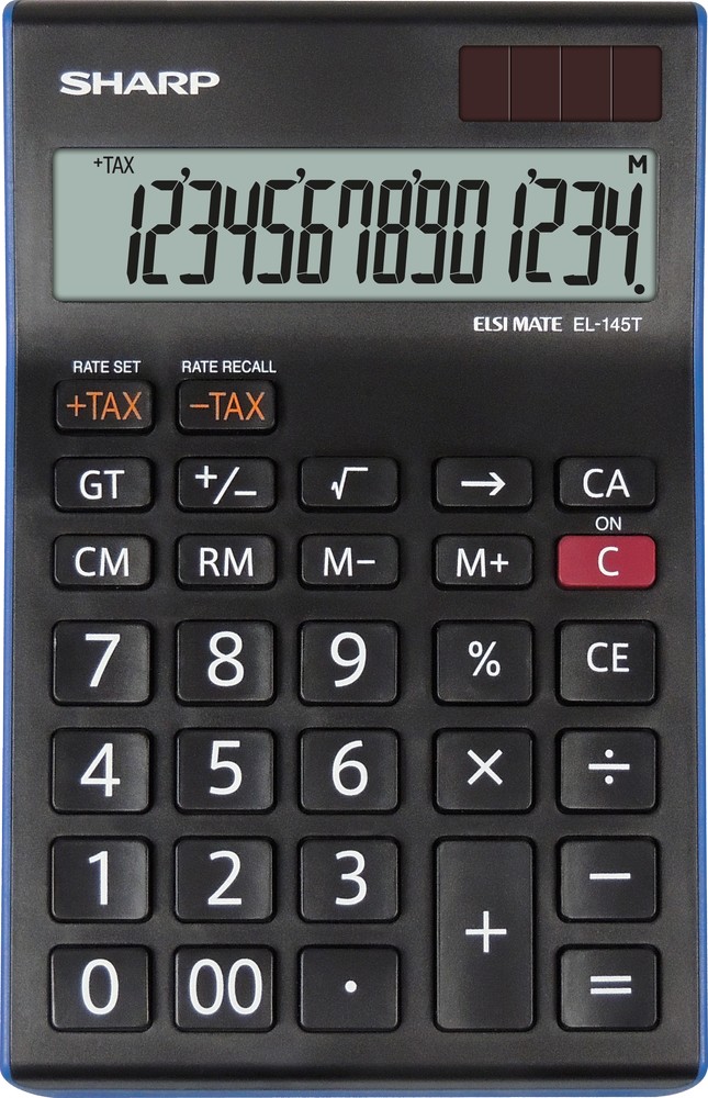 Levně Sharp kalkulačka El-145tbl černá