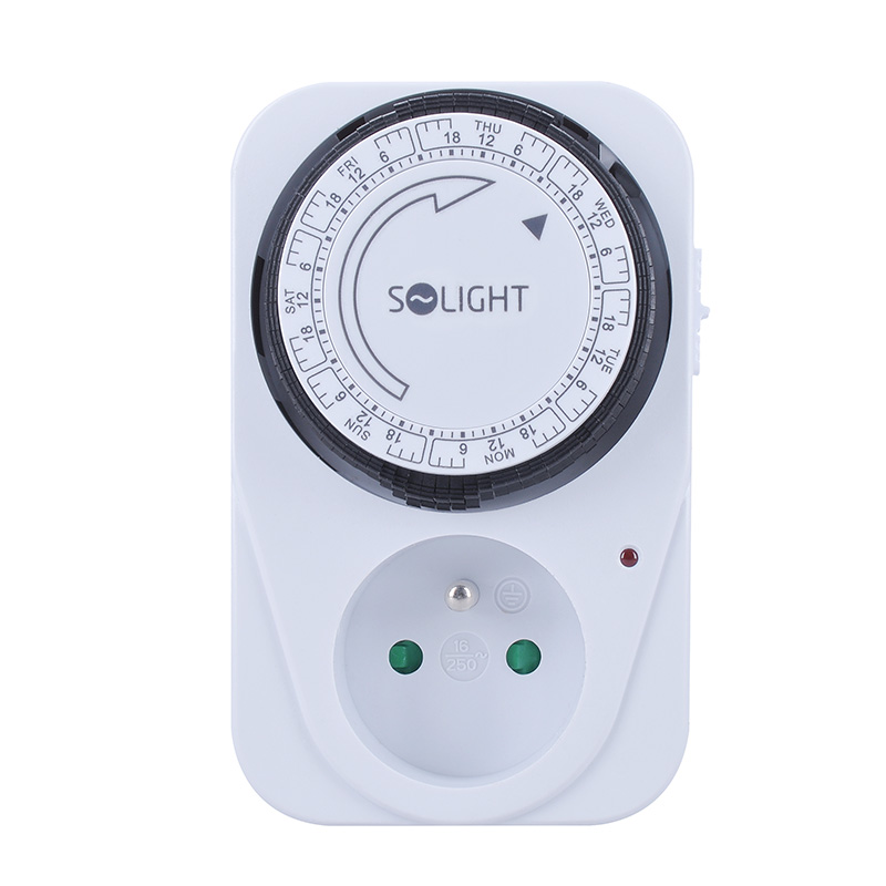 Solight spínací zásuvka časový spínač mechanický, Dt02