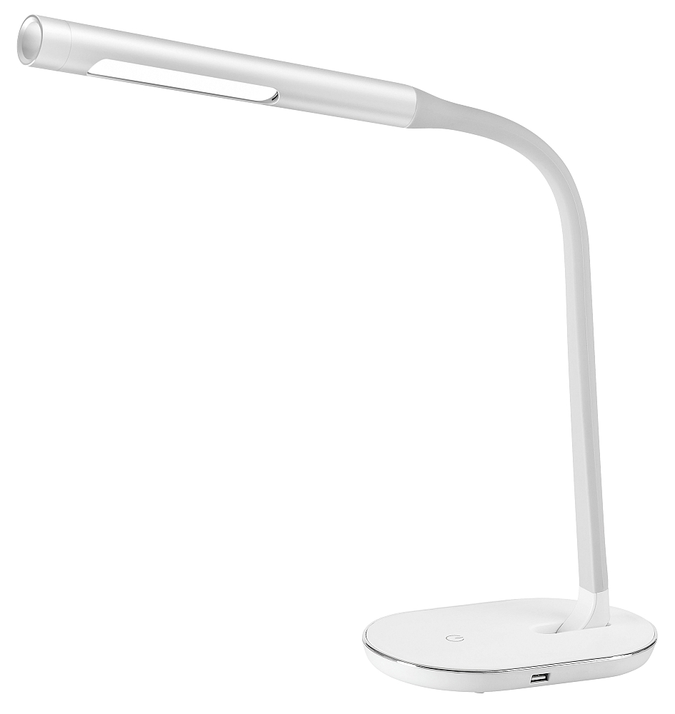 Solight LED stolní lampička stmívatelná, 8W, 4500K, USB, bílá WO50-W