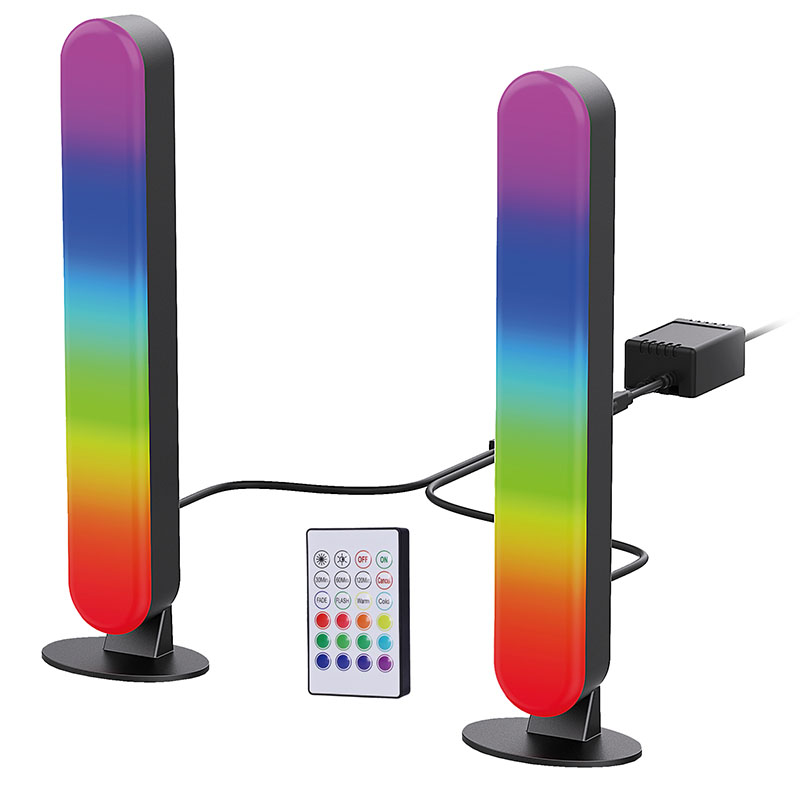 Solight Led Rgb osvětlení Gaming, dálkový ovladač, zvukový senzor, Usb