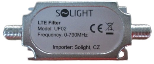 Levně Solight Uf02, pásmový Lte filtr