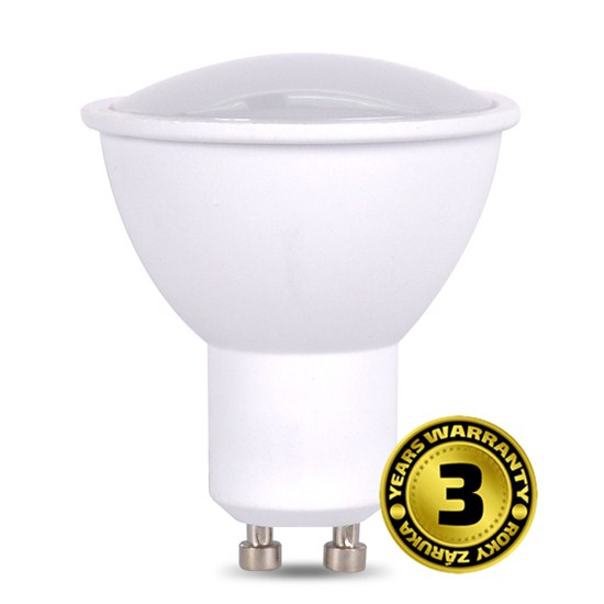 Solight Led žárovka bodová 3W Gu10 3000K 260lm bílá