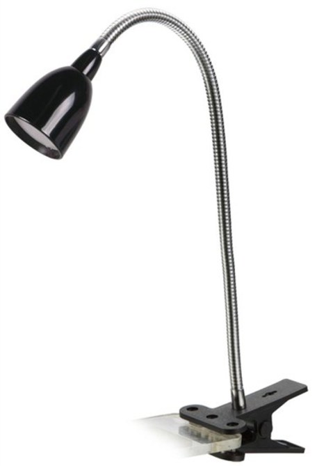Solight LED lampička,clip,černá WO33-BK