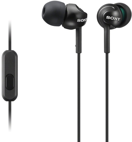 Levně Sony Mdr-ex110apb sluchátka s mikrofonem, Black