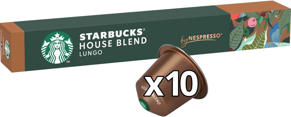 Levně Starbucks House Blend Nespresso 10 ks