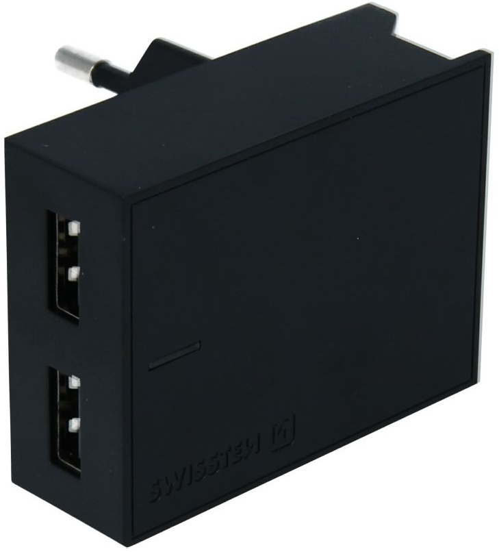 Swissten adaptér SMART IC 2x USB 3A B 22048000