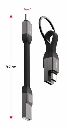 Swissten Usb kabel Kabel Usb-a/usb-c 9,7CM