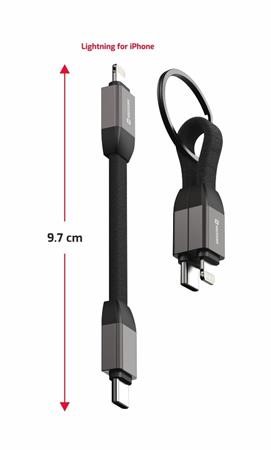 Swissten Usb kabel Kabel Usb-c/lightning 9,7CM