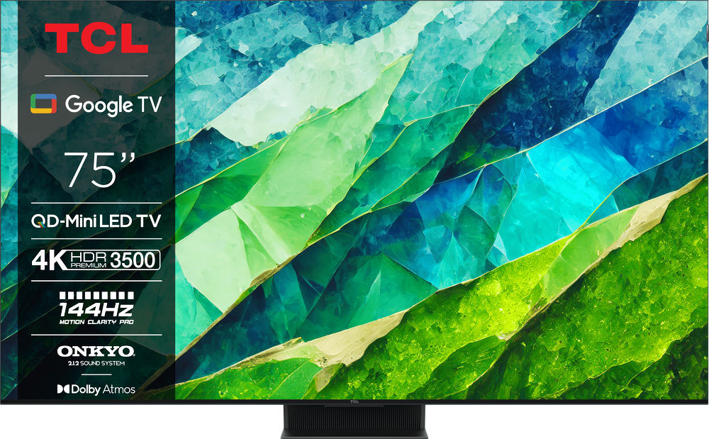 Tcl Qled televize 75C855 Mini Led Qled