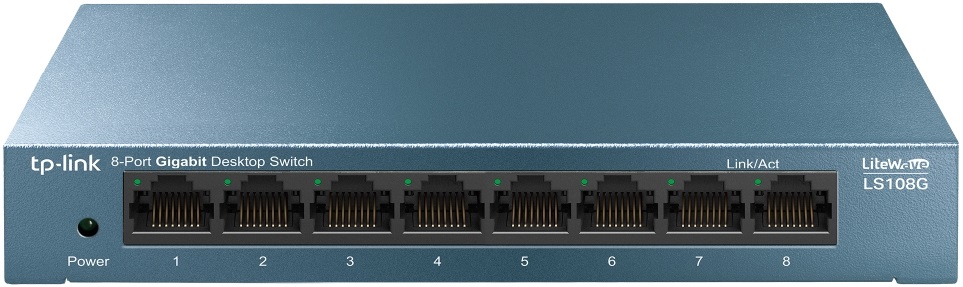 TP-Link LS108G 8xGigabit Desktop Switch Fanless