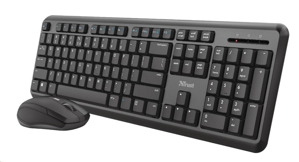 Trust Ody Wireless Silent Keyboard and Mouse Set 24162