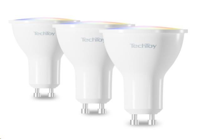 TechToy Bulb RGB 4.5W GU10 3pcs set