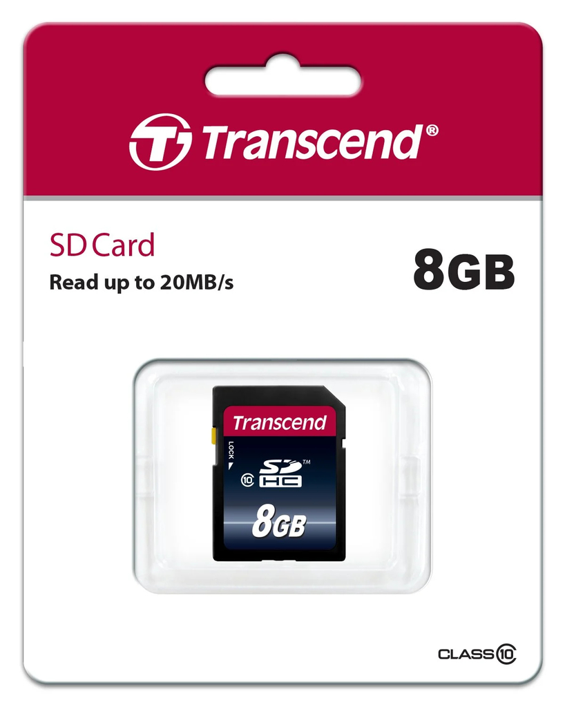 Levně Transcend paměťová karta Ts8gusdhc10 Micro Sdhc karta