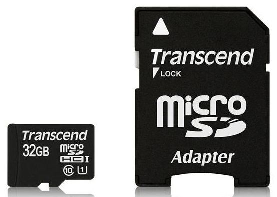 Transcend paměťová karta Ts32gusdu1 Micro Sdhc karta