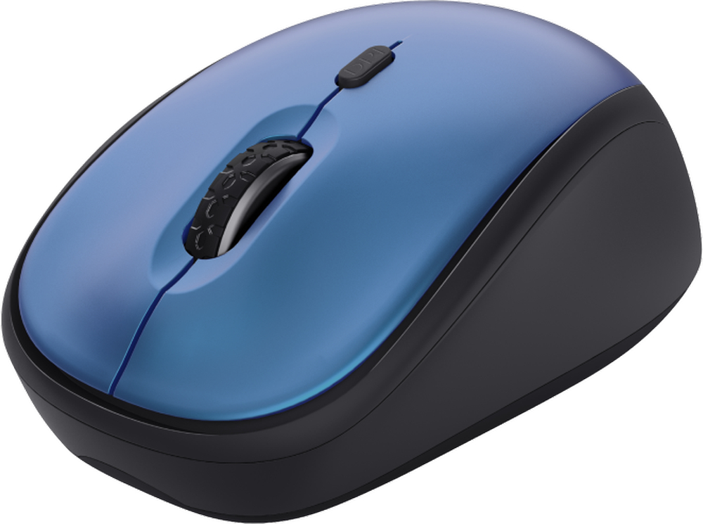 Levně Trust myš Yvi+ Wireless Mouse Eco Blue