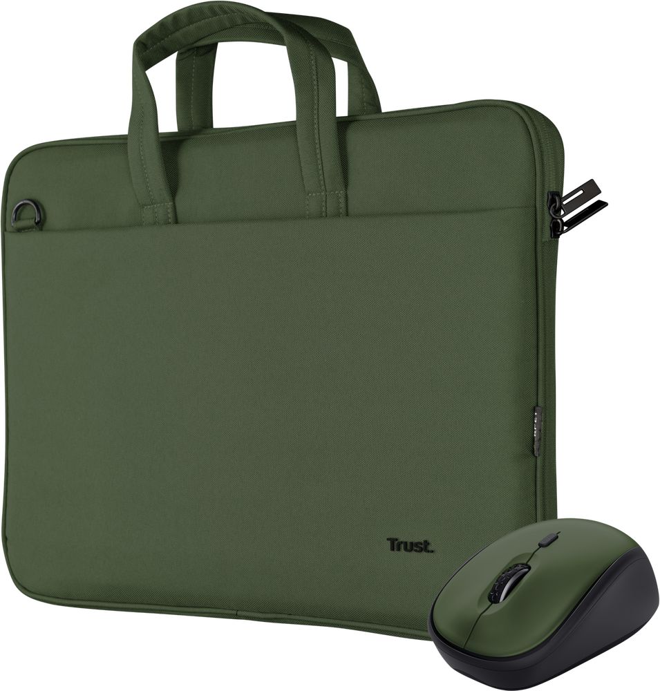 Trust Bologna Bag And Mouse Set Green