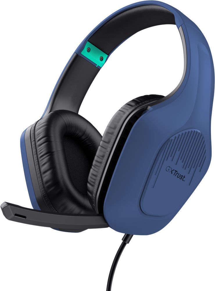 Levně Trust Gxt415b Zirox Headset – Blue