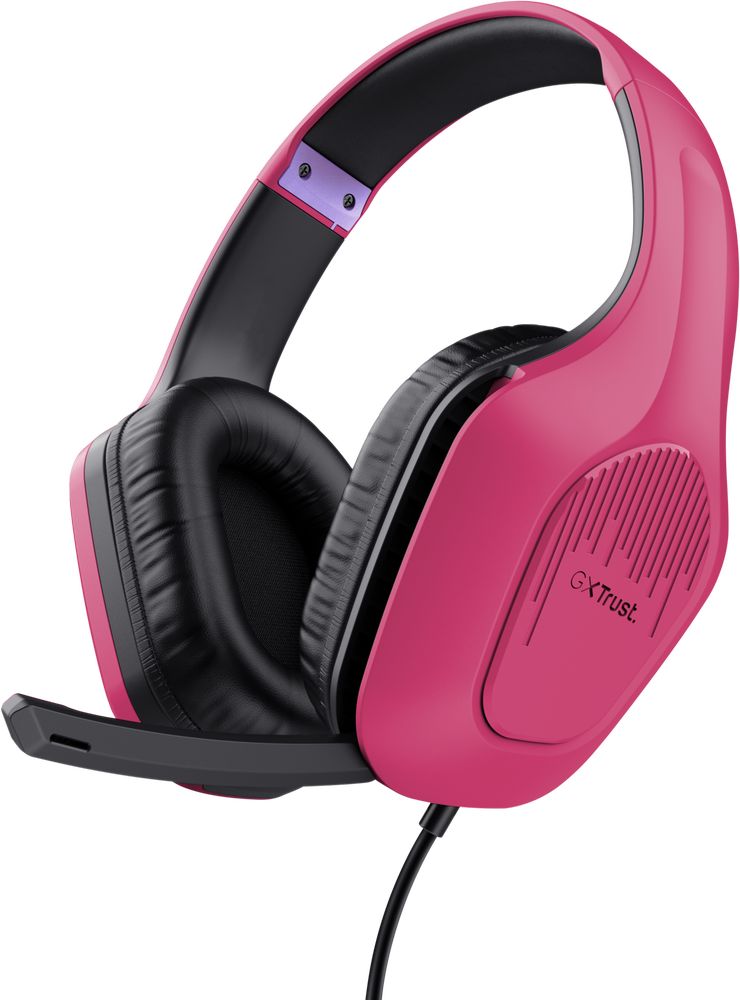 Levně Trust Gxt415p Zirox Headset – Pink
