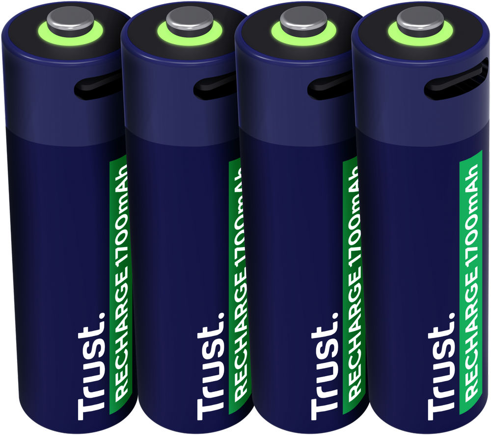 Nabíjecí baterie Trust USB-C Rechargeable Batteries 4P - AA