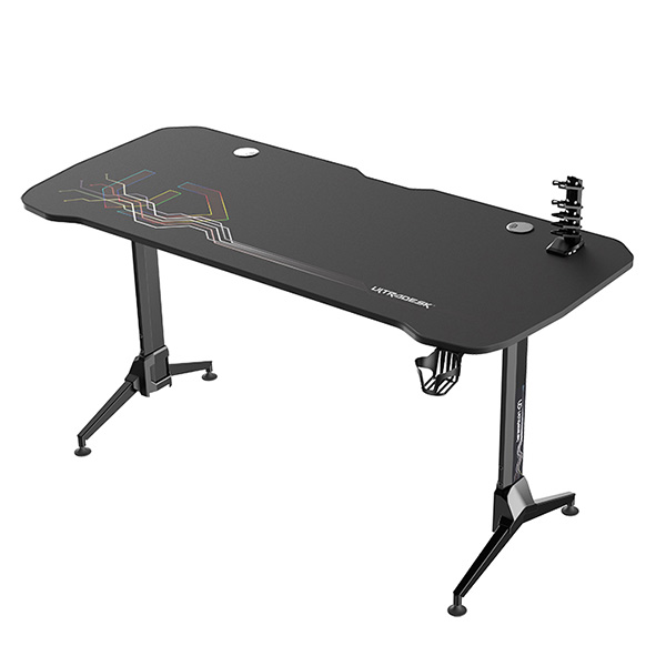 Levně Ultradesk herní židle Herní stůl Grand Black