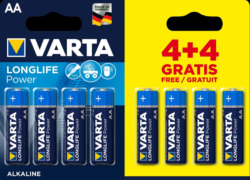VARTA Longlife Power 8 AA (4+4)