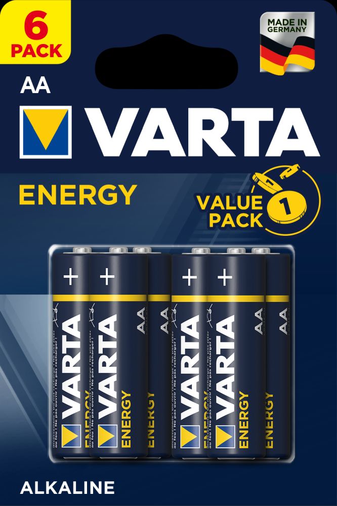 Levně Varta tužková baterie Aa Energy 6 Aa 4106229416